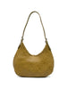 BORSA A SPALLA LUNA MEZZA IN VERDE BAMBOO - DONNA