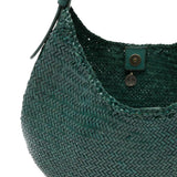 BORSA A SPALLA LUNA MEZZA IN VERDE FORESTA - DONNA 