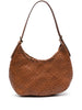BORSA A SPALLA LUNA MEZZA IN MARRONE CHIARO DRAGON DIFFUSION - DONNA