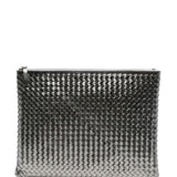 Clutch intrecciato A4 in argento Dragon diffusion - donna 