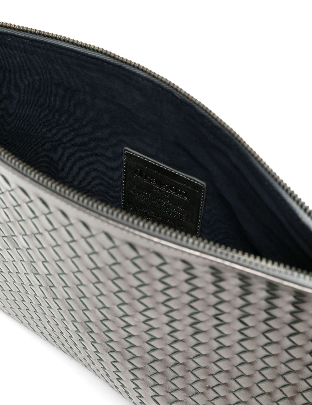Clutch intrecciato A4 in argento Dragon diffusion - donna 