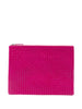 Pink Dragon Diffusion A4 woven clutch - women