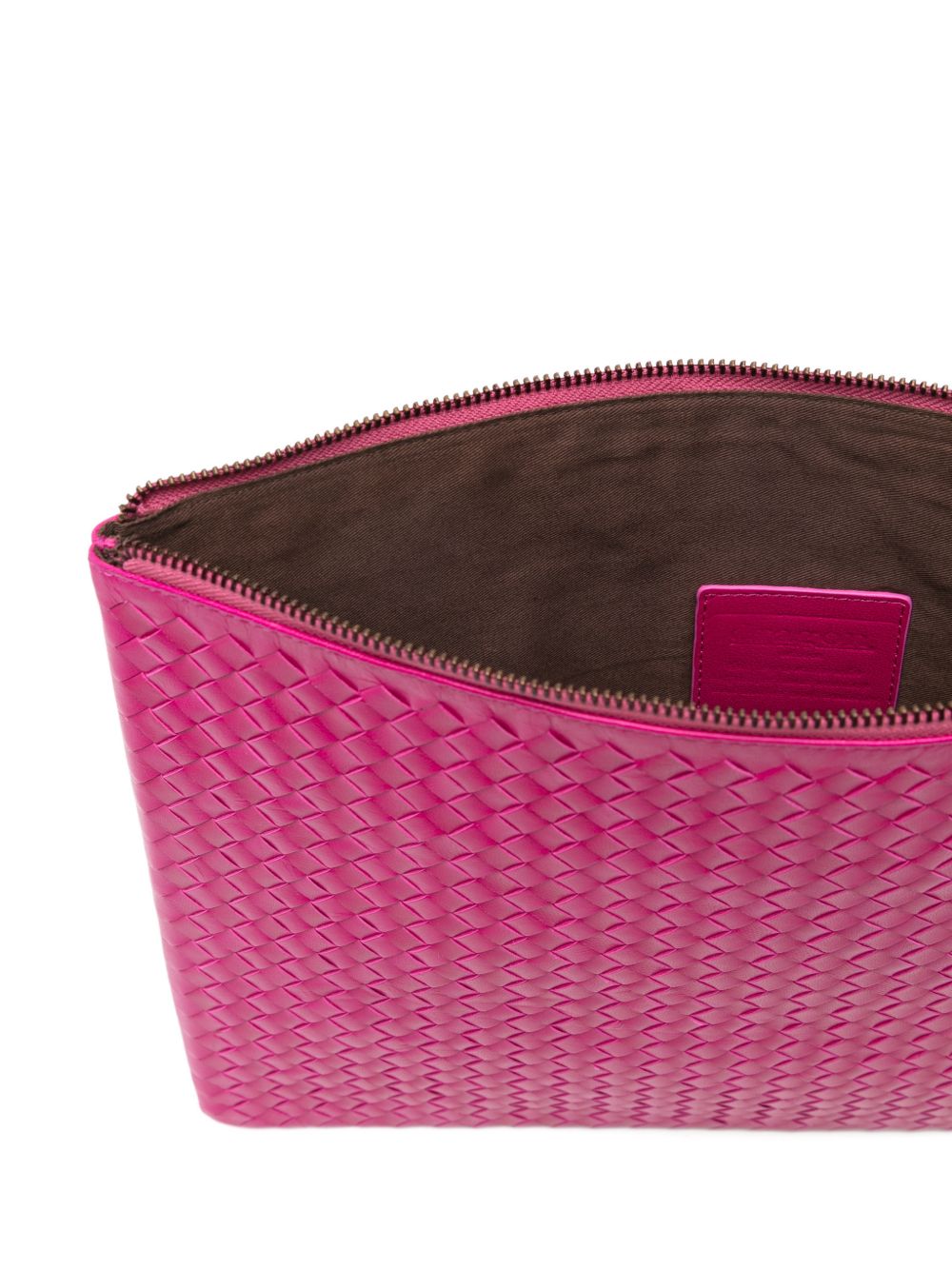 Clutch intrecciato A4 in rosa Dragon diffusion - donna 