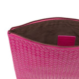 Clutch intrecciato A4 in rosa Dragon diffusion - donna 
