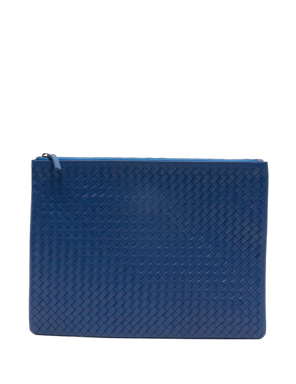 Clutch intrecciato A4 in blu Dragon diffusion - donna 