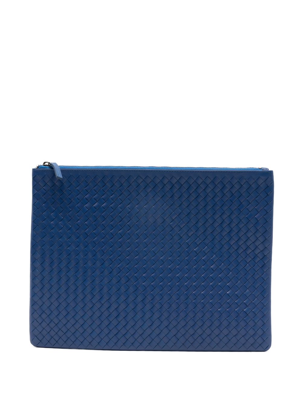 Clutch intrecciato A4 in blu Dragon diffusion - donna 