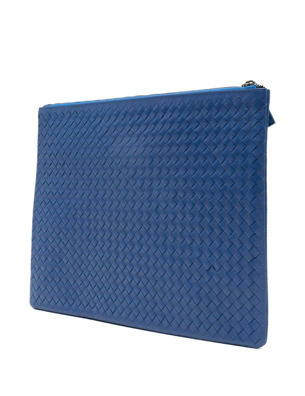 Clutch intrecciato A4 in blu Dragon diffusion - donna 