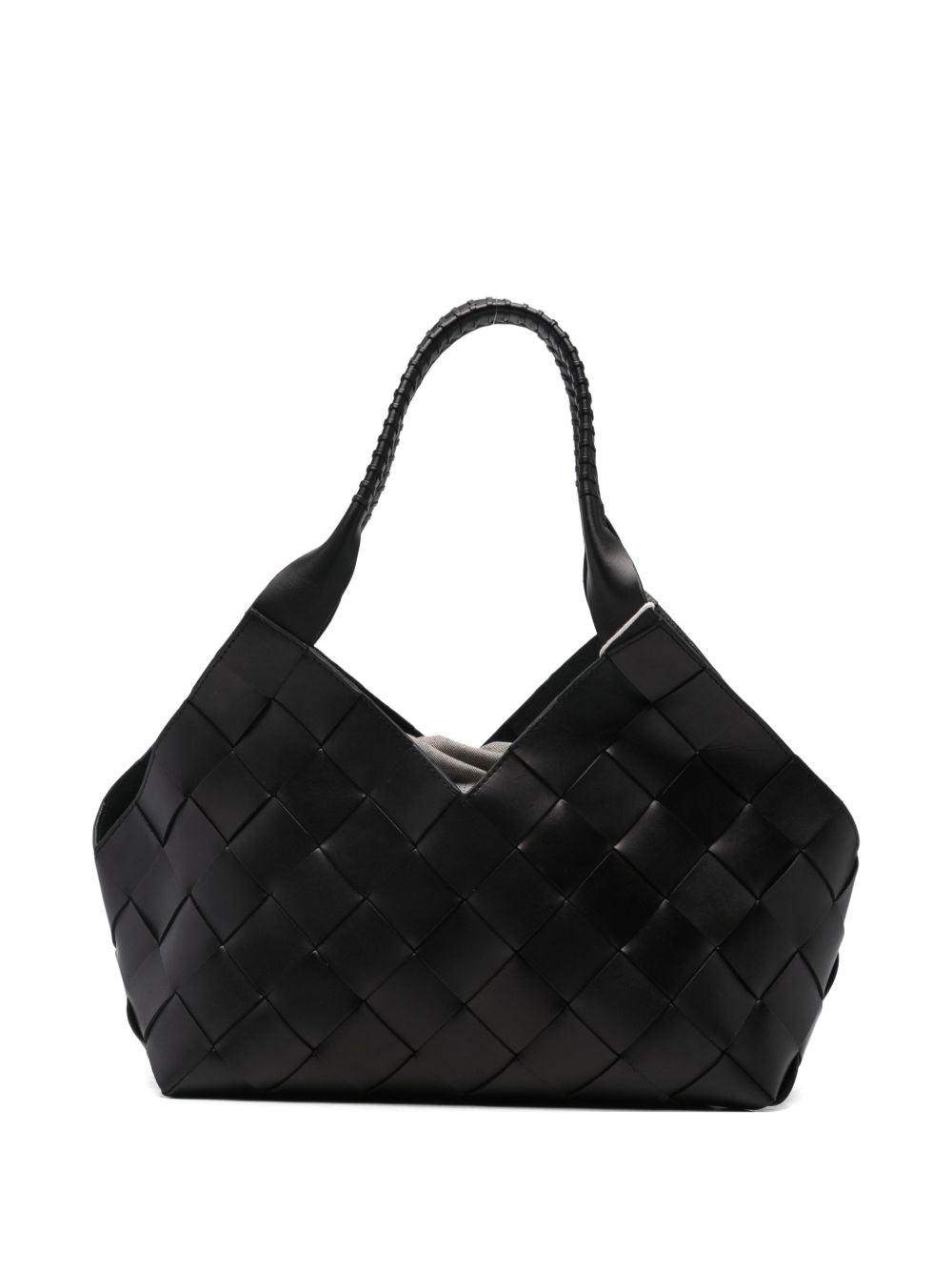 Borsa intrecciata castello in nero Dragon diffusion - donna 