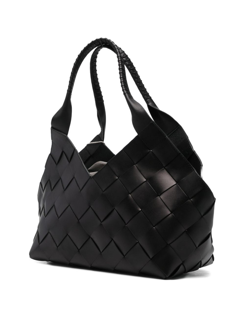Borsa intrecciata castello in nero Dragon diffusion - donna 
