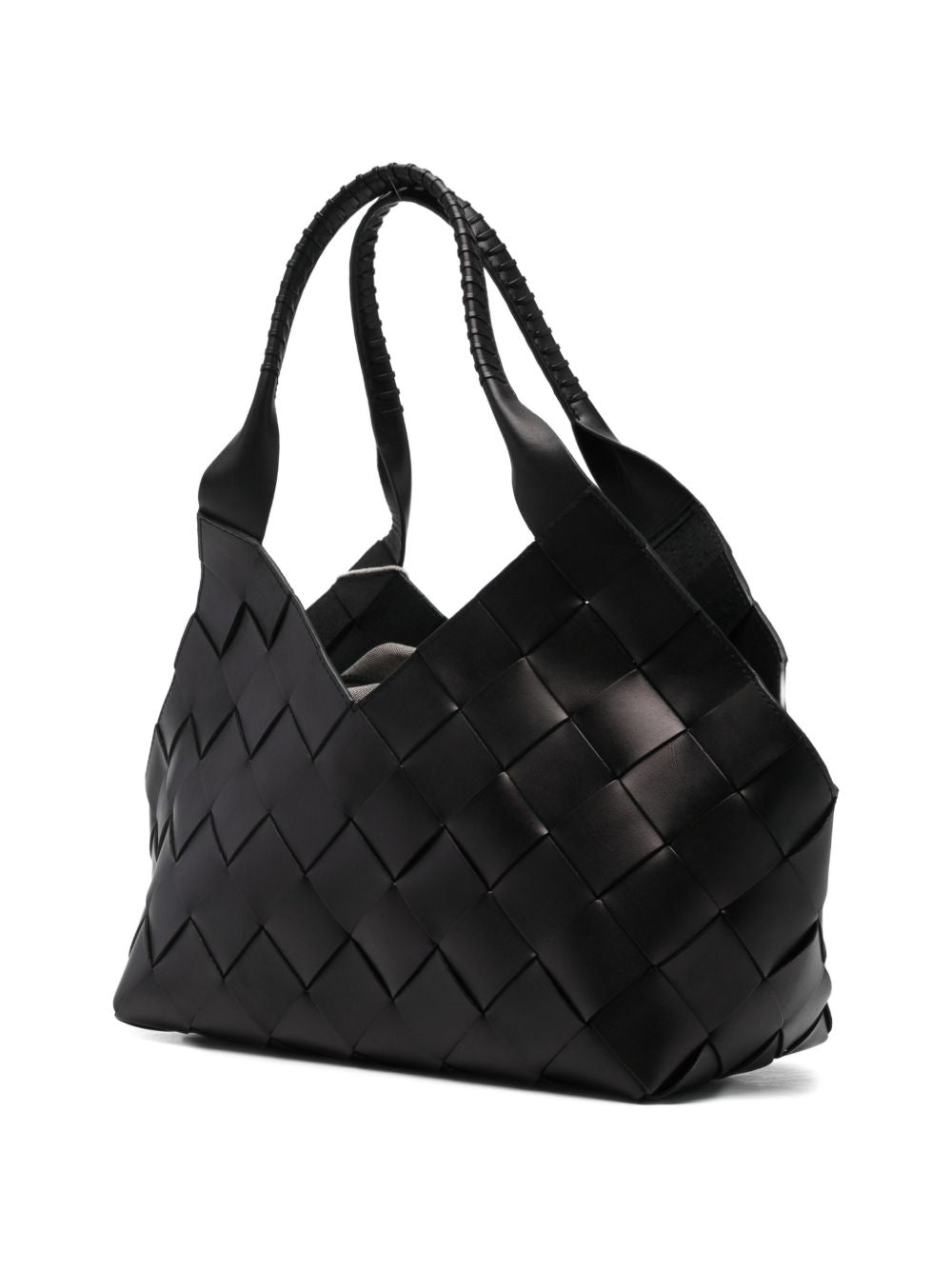Borsa intrecciata castello in nero Dragon diffusion - donna 