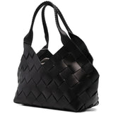 Borsa intrecciata castello in nero Dragon diffusion - donna 