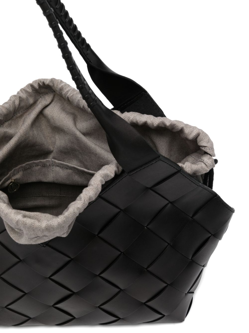 Borsa intrecciata castello in nero Dragon diffusion - donna 