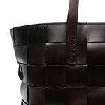 Borsa tote japan in marrone scuro Dragon Diffusion - donna 