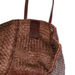 Borsa tote teresa in marrone dragon diffusion - donna 