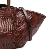 Borsa tote teresa in marrone dragon diffusion - donna 