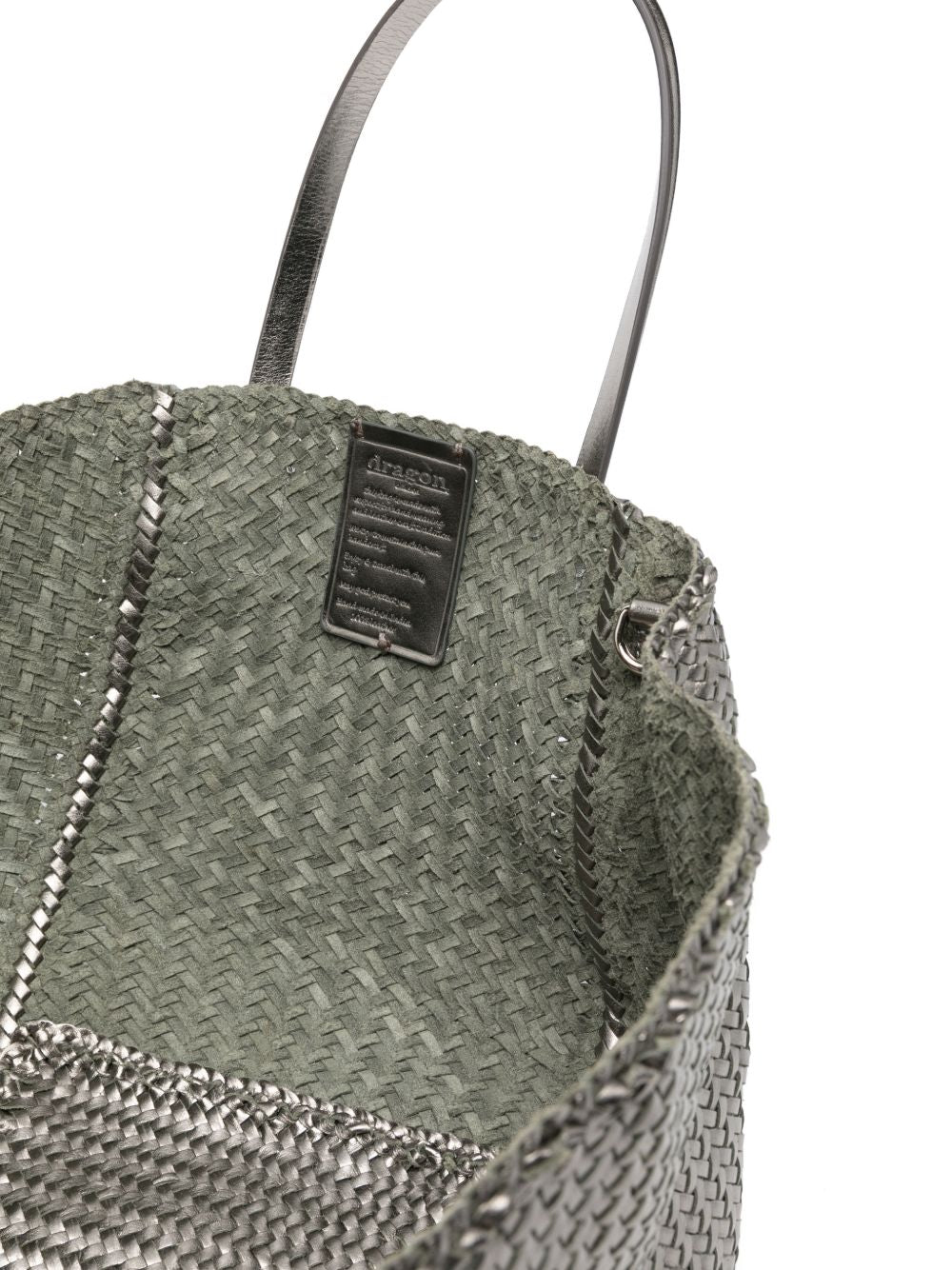 borsa tote teresa in argento dragon diffusion - donna 