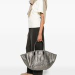 borsa tote teresa in argento dragon diffusion - donna 