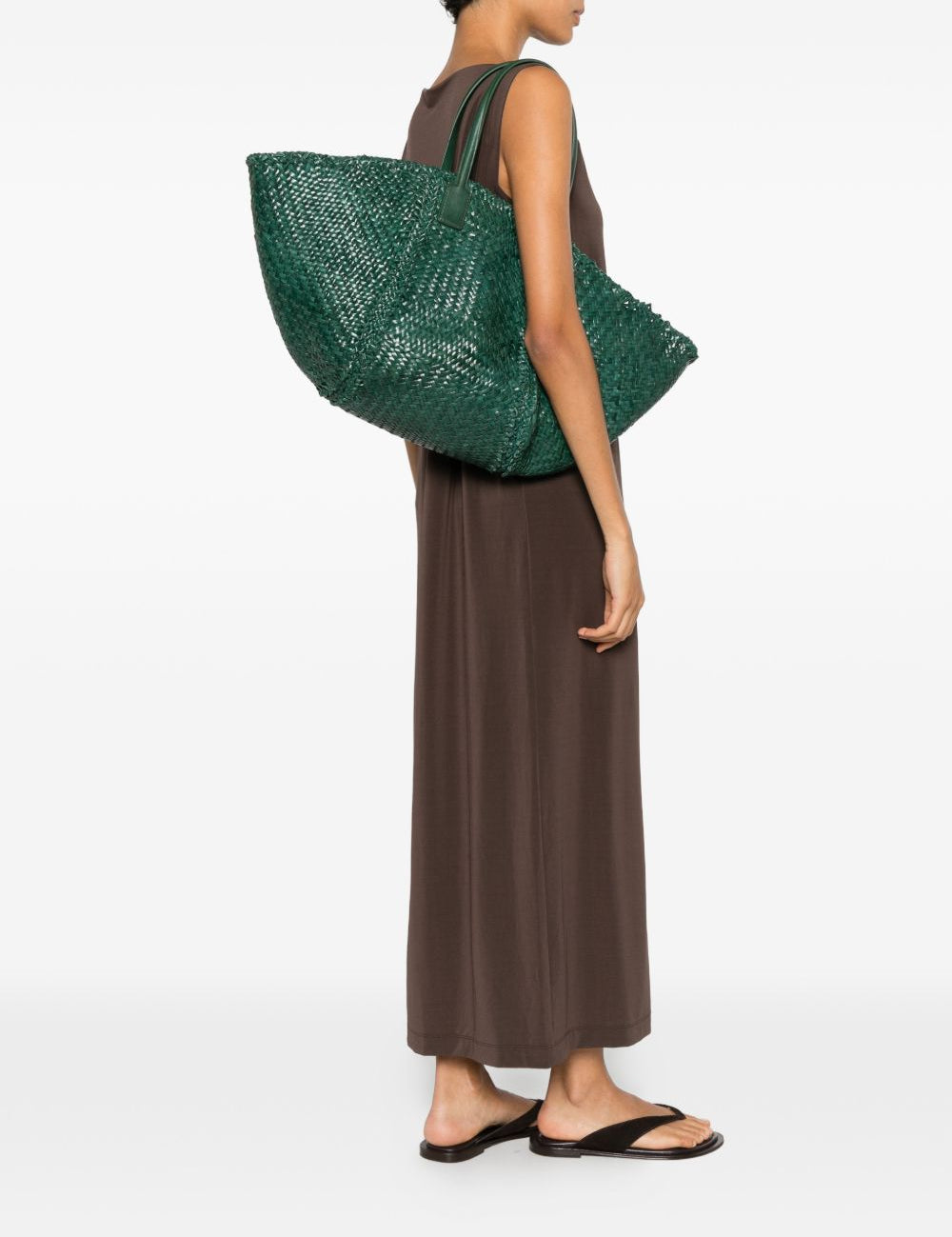 Borsa tote Teresa in verde bosco 