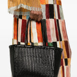 Borsa a mano intrecciata b.weave in nero Dragon diffusion - donna 