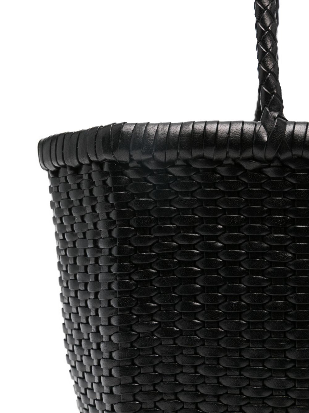 Borsa a mano intrecciata b.weave in nero Dragon diffusion - donna 