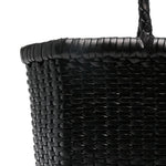 Borsa a mano intrecciata b.weave in nero Dragon diffusion - donna 