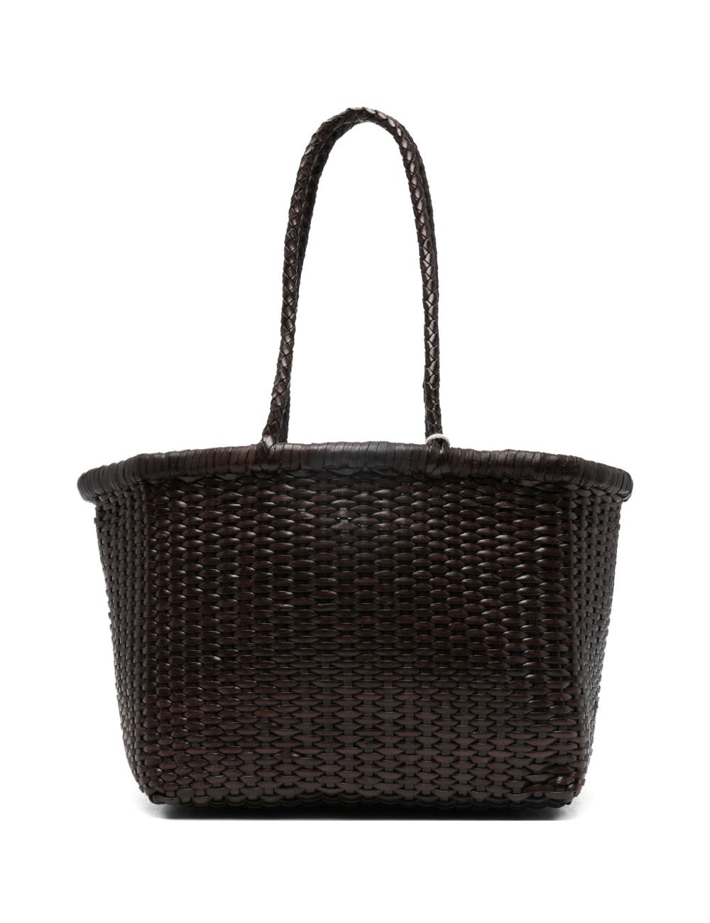 Borsa a mano intrecciata b.weave in marrone Dragon diffusion - donna 