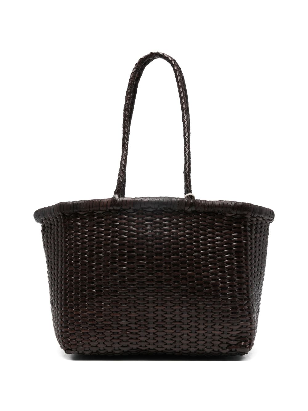 Borsa a mano intrecciata b.weave in marrone Dragon diffusion - donna 