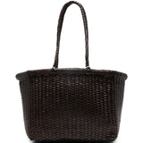 Borsa a mano intrecciata b.weave in marrone Dragon diffusion - donna 