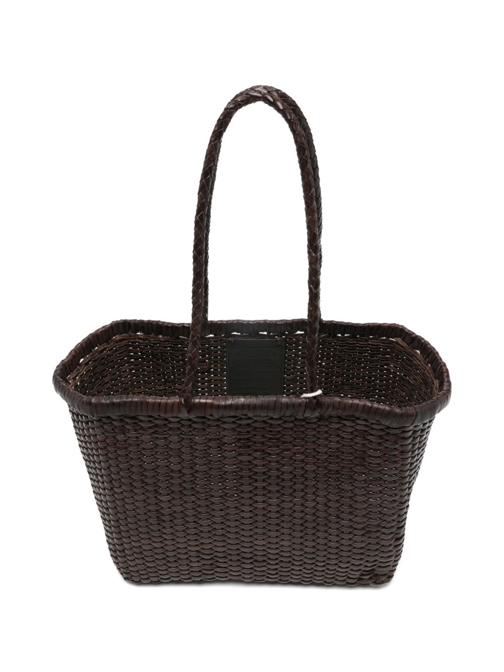 Borsa a mano intrecciata b.weave in marrone Dragon diffusion - donna 