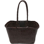 Borsa a mano intrecciata b.weave in marrone Dragon diffusion - donna 