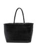 Borsa tote intrecciata b.weave in nero Dragon diffusion - donna