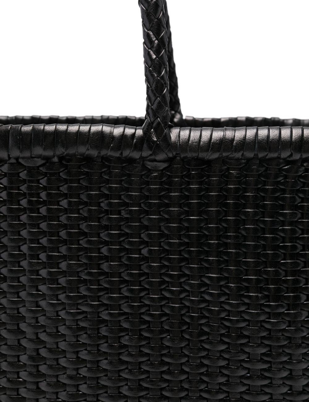 Borsa tote intrecciata b.weave in nero Dragon diffusion - donna 