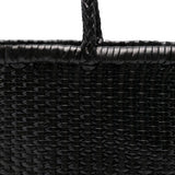 Borsa tote intrecciata b.weave in nero Dragon diffusion - donna 