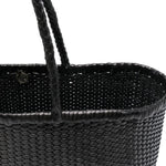 Borsa tote intrecciata b.weave in nero Dragon diffusion - donna 