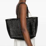 Borsa tote intrecciata b.weave in nero Dragon diffusion - donna 