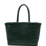 Borsa TOTE intrecciata b.weave in verde Dragon diffusion - donna 