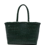 Borsa TOTE intrecciata b.weave in verde Dragon diffusion - donna 