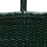 Borsa TOTE intrecciata b.weave in verde Dragon diffusion - donna 