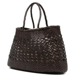 Borsa a mano santa cano in marrone Dragon diffusion - donna 