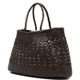Borsa a mano santa cano in marrone Dragon diffusion - donna 