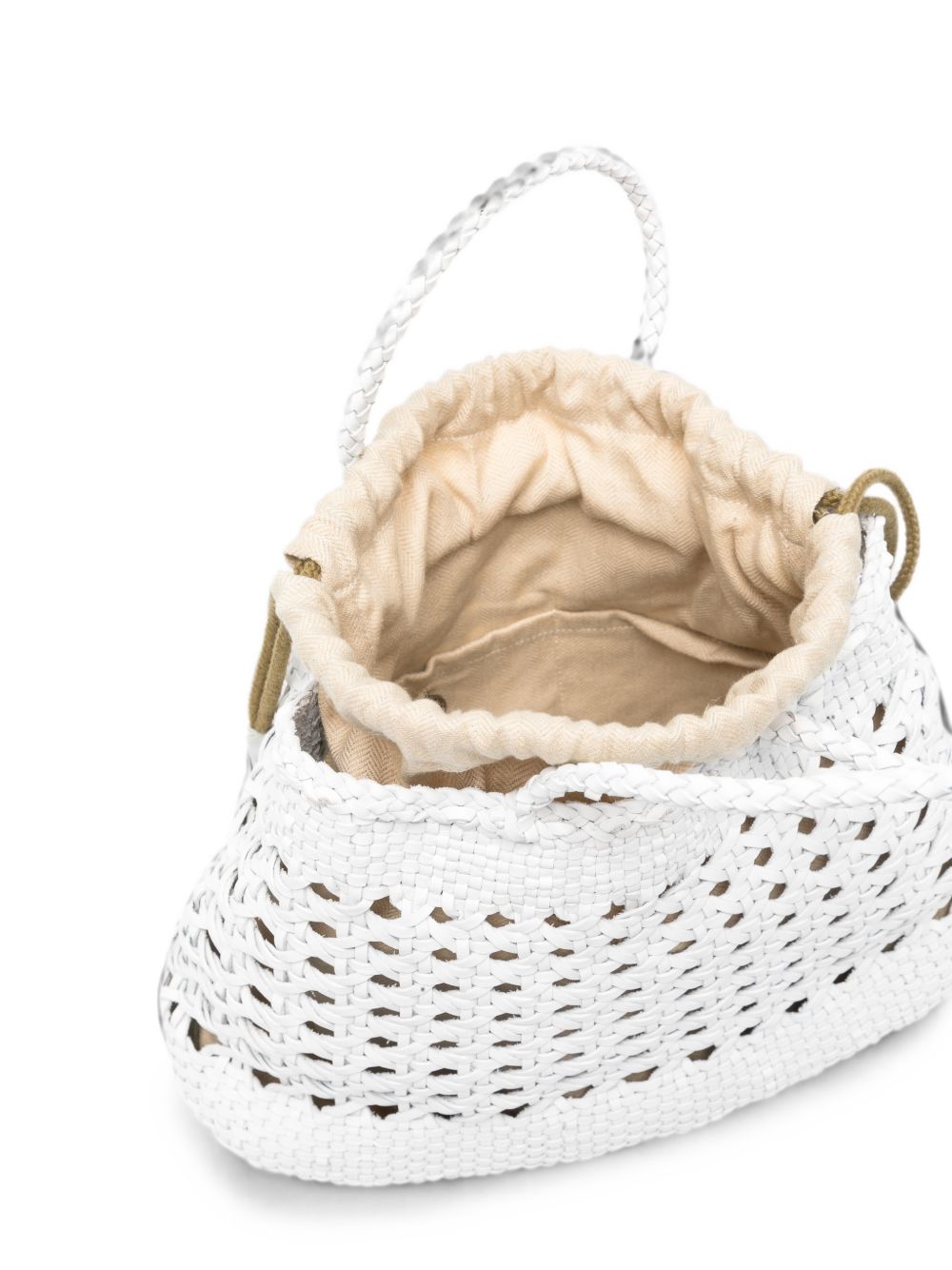 Borsa a mano Santa Cano in bianco Dragon Diffusion - donna 