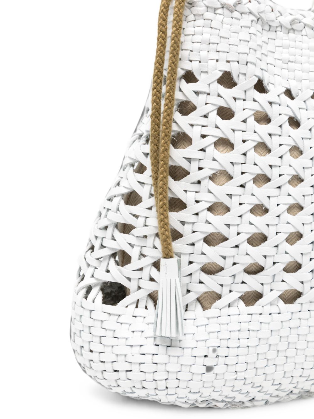 Borsa a mano Santa Cano in bianco Dragon Diffusion - donna 