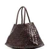 Borsa tote Santa Croce in marrone scuro Dragon Diffusion - donna 