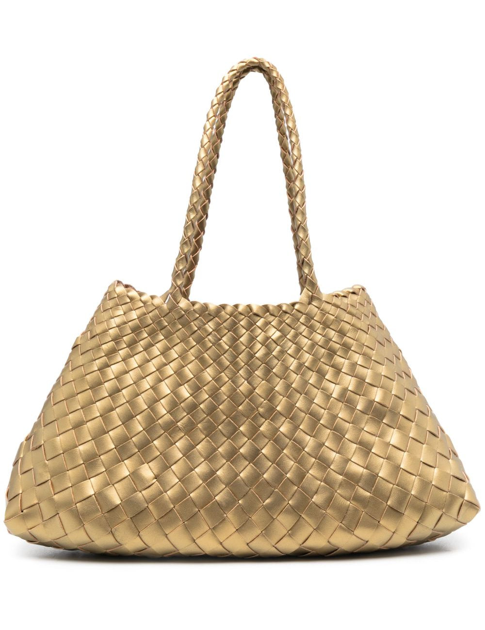 Borsa tote Santa Croce dorata Dragon Diffusion - donna 