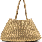 Borsa tote Santa Croce dorata Dragon Diffusion - donna 