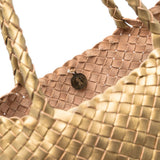 Borsa tote Santa Croce dorata Dragon Diffusion - donna 