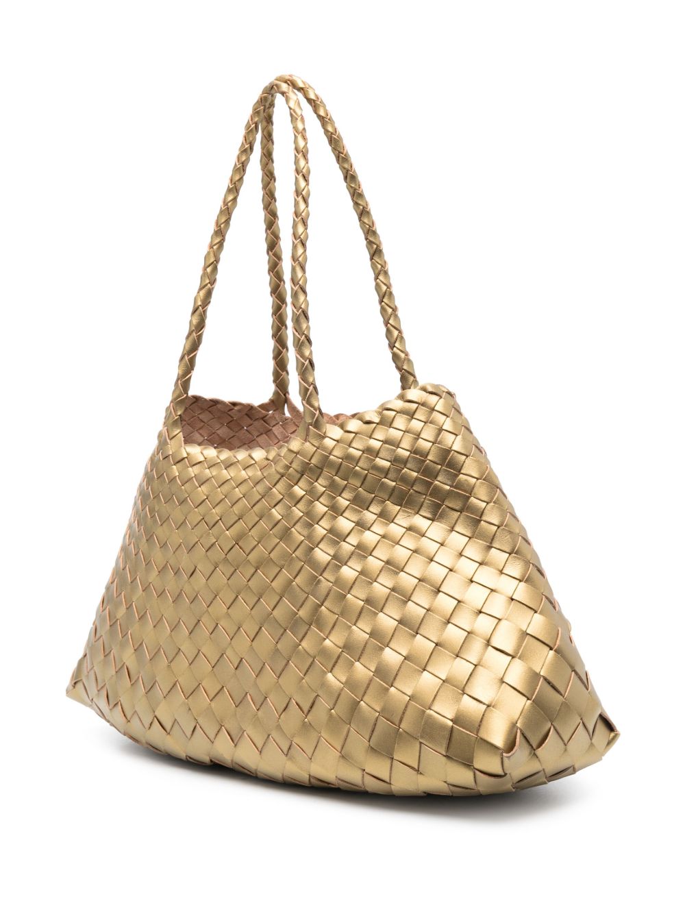 Borsa tote Santa Croce dorata Dragon Diffusion - donna 