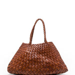 Borsa tote Santa Croce in marrone chiaro Dragon Diffusion - donna 