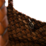 Borsa tote Santa Croce in marrone chiaro Dragon Diffusion - donna 