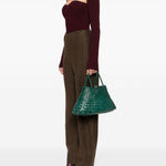 Borsa santa croce in verde Dragon diffusion - donna 